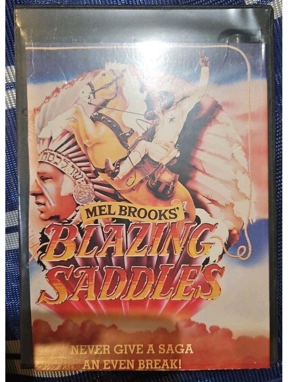 Blazing Saddles (DVD, 1997) Tested crop artwork slim case